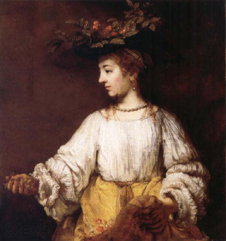 REMBRANDT Harmenszoon van Rijn Flora